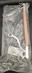 TOUGH-1 Kelly Silver Star Hackamore With Rubber Tubing Nip New Nwt. Fixed Price $28.00.