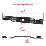 50" Lawn Mower Blade For Mtd Troy Bilt TB2450 Big Red Horse Super Bronco Rzt. Fixed Price $55.50.