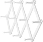 Folding Wall Hook: 16-INCH High Extendable Wooden Coat Rack, Hat. Fixed Price $21.99.