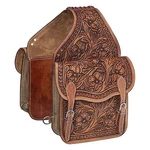 TOUGH1 Floral Tooled Saddle Bag Medium Oil. Fixed Price $133.18.