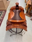 Custom Western Saddle Hand-crafted By Montana Legend Schenk -- Never Used. Fixed Price $4999.00.