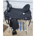 New 18" Black Abetta Pathfinder Trail Saddle. Fixed Price $769.99.