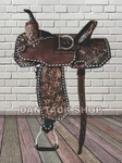 Premium Leather Western Horse Barrel Saddle With Tack Set And Free Shippint. Fixed Price $490.00.