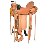 Western Horse Wade Saddle Leather Ranch Roping Tan. Fixed Price $749.95.