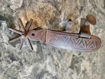 Vintage Cast Iron Spurs Antique Old Horse Bit Harness Western Patina California. Fixed Price $120.00.