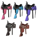 10 Inch Western Saddle Child's Synthetic Krypton And Leather -5 Color Options. Fixed Price $177.66.