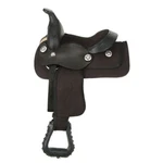 8 Inch Miniature Horse Western Saddle - Leather And Synthetic 5 Colors. Fixed Price $159.90.