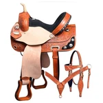 60HS Hilason Western Horse Treeless Saddle American Leather Trail Barrel Tack. Fixed Price $799.95.
