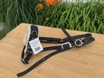 Mustang Nylon Lunge Lunging Caveson Fleece Lined Black Horse Size. Fixed Price $25.00.