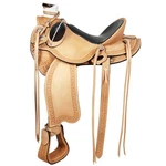 25BH 17 Western Horse Saddle American Leather Wade Ranch Roping Tan Hilason. Fixed Price $749.95.