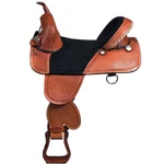 67HS Western Trail Barrel Racing American Leather Treeless Saddle Hilason. Fixed Price $749.95.