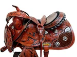 Rodeo Show Western Saddle 15 16 17 Pleasure Trail Tooled Leather Barrel Racing. Fixed Price $399.69.
