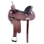 51BH Hilason Western Horse Barrel Racing Trail Pleasure American Leather Saddle. Fixed Price $749.95.