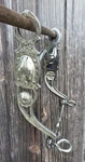 Western Silver Show Bit - 5 Inch Mouth Low Port Large Oval Concho Cheek. Fixed Price $87.19.