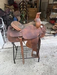 Silver Oaks Roping Saddle. Fixed Price $275.00.