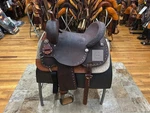 15.5" Royal King Barrel Racing Saddle. Fixed Price $495.00.