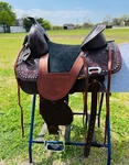 Kids-adult Pleasure Treeless Horse Western Saddle Beads 12" To 16" Free Shipping. Fixed Price $403.99.