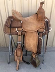 Western Wade Tree Leather Saddle Seat Sizes 10" To 18" + Free Tack Set. Fixed Price $438.96.