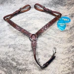 Turquoise Cross Tooled Pony Breast Collar. Fixed Price $60.00.