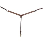 Martin Saddlery Breast Collar 1.5" Leather Chocolate Roughout Spot Nickel Ox Dot. Fixed Price $179.99.