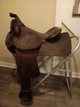 15" Simco Vintage Western Pleasure Trail Saddle - Fqhb. Fixed Price $229.99.