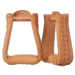 67JT TOUGH-1 Light Oil Leather Royal King Deep Roper Horse Saddle Stirrups. Fixed Price $49.99.