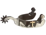 Tough 1 Spurs Mens Kelly Silver Star Cowboy Antique Brown 78-9988. Fixed Price $65.83.
