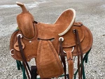 Youth Western Rough Barrel Saddle Serpentine Tooling 10" 12" 13" Free Shipp. Fixed Price $319.98.