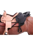 Ride-behind Tandem Saddle For Western Black One Size,. Fixed Price $100.99.