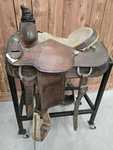 15" Dale Martin Western Team Roping Saddle. Fixed Price $1550.00.