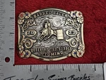 Rodeo Barrel Racer Rare 2023 Saddle Queen Champion Trophy Buckle Wyoming R37. Fixed Price $168.00.