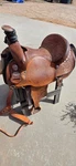 16.5" Used Crates "allen's Arena 1992" Ropping Saddle 2278 Wide Tree. Fixed Price $1575.00.