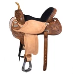 57HS Western Horse Saddle American Leather Barrel Flex Tree Trail Hilason. Fixed Price $749.95.