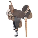 Western Horse Saddle Hilason Flex Tree American Leather Trail Barrel. Fixed Price $749.95.