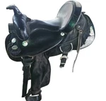 15" Fabtron Western Roping Trail Riding Saddle Black Grain Special Order 7111-S. Fixed Price $329.99.