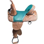 38HS Hilason Western Horse Treeless Trail Barrel Racing American Leather Saddle. Fixed Price $749.95.