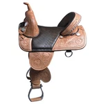 65HS Hilason Western Horse Treeless Trail Barrel Saddle American Leather. Fixed Price $749.95.