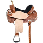97HS Hilason Western Horse Treeless Trail Barrel Saddle American Leather. Fixed Price $749.95.