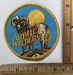 Vintage Arbuckle Wilderness Park Patch Big Horn Sheep Ram Souvenir Davis Ok. Fixed Price $7.25.
