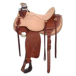 Silver Royal Wade Hardseat Work Saddle Pkg 16.5. Fixed Price $727.02.