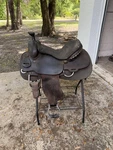 Western Roping Saddle. Fixed Price $450.00.