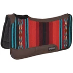 Circle Reinsman Tacky Woven Contour 31X32IN Red Serape Saddle Pads 277-HJ7-RDT. Fixed Price $182.99.