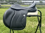 17" Adj Bates Black Ap Saddle Opulence Leather All Purpose English Dressage Cair. Fixed Price $1895.00.