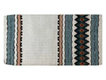 Showman 36" X 34" Wool Saddle Blanket W/ Navajo Design. Fixed Price $51.95.