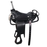 33HS Hilason Custom Designed Rare Western Trick Riding Saddle Balck. Fixed Price $1499.95.