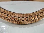 Leather Designer Clear Crystal Stylish Golden Chain Browband For Horse Bridle.. Fixed Price $29.03.