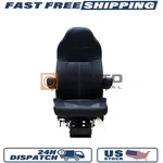 High Back Truck Tractor Seat With Arm Rests Adjustable Black Leather Universal. Fixed Price $1499.99.