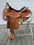 Phil Harris Custom 16 Western Show Saddle With Bag. Fixed Price $5995.00.