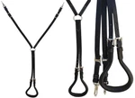 Horse Challenger Western Working Tack Black Leather Double Strap Crupper. Fixed Price $59.99.