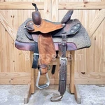 13" Double J Pozzi Pro Racer Barrel Saddle. Fixed Price $3323.67.